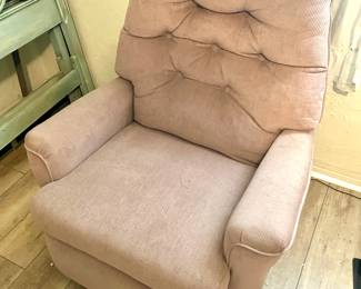 Rose Colored Recliner