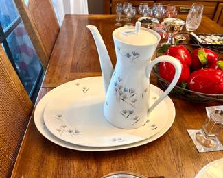 VTG MCM ROSENTHAL CONTINENTAL 3722 COFFEE POT & 2 PLATTERS