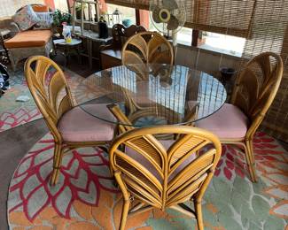 Vintage Raton table and chair set