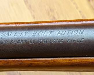 Iver Johnson Arms and Cycle Works Model X Safety Bolt Action .22 Rifle (Serial No. 1588)