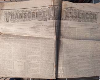 1884 Goldsboro Weekly Transcript and Messenger