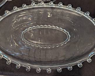 Vintage Imperial Candlewick Serving Platter