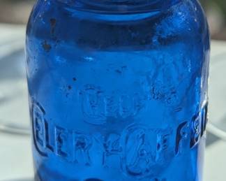 Chelf's Celery Caffeine Cobalt Blue Bottle