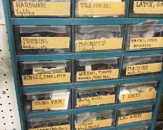 nuts and screw bins