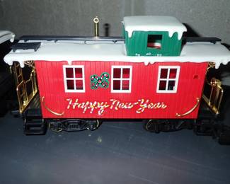 TRAIN TRACKS FOR CHRISTMAS COKE & SANTA