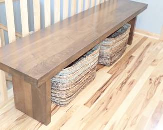 LONG WOOD ENTRY BENCH