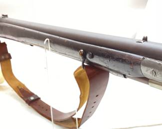 1848 REMINGTON .58cal PERCUSSION RIFLE STAMPED U.S. 1848, REMINGTON'S HERKIMER, NEW YORK BRASS ACCENT, TRIGGER GUARD, MOTHER OF PEARL ACCENT ON BUTT, .58cal.,