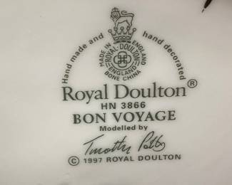 ROYAL DOULTON BON VOYAGE FIGURINE, 9.5’’