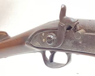 1812 HARPERS FERRY CONVERSION PERCUSSION MUSKET "BUGGY GUN" STAMPED HARPERS FERRY 1812,