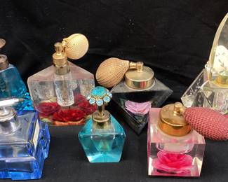 (7) ASSORTED VTG. PERFUME ATOMIZERS