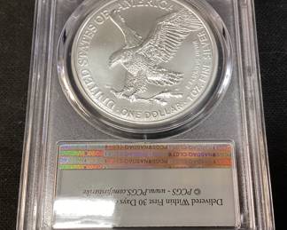  2021 SILVER AMERICAN EAGLE, TYPE 2 MS70