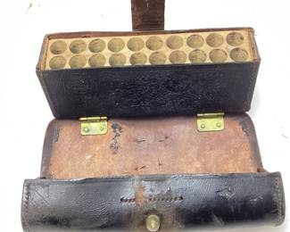 1800s 7th N.Y REGIMENT CARTRIDGE BOX FOR NATIONAL GUARD