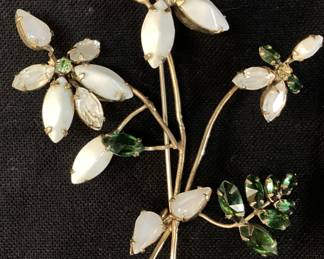 VTG. HENRY SCHREINER N.Y. FLOWER BRANCH PIN