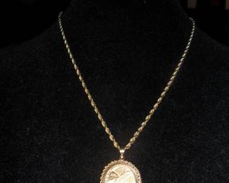 Gold Coin Necklace