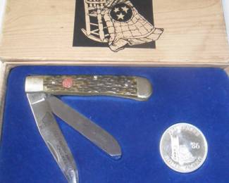 Tennessee Knife & Silver Coin