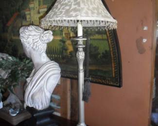 2 candlestick lamps