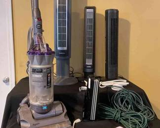 A Dyson, House Fans, And Power Cords