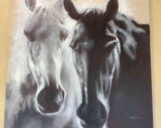 Duo Horse Canvas