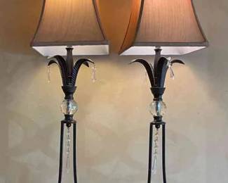 Matching Metal Lamps