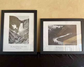 Two Framed Ansel Adams Prints