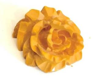 Bakelite Floral Pendant
