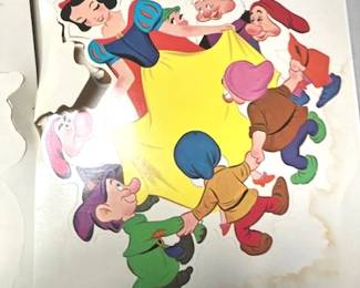 TWO Multi Page DISNEY Cut Outs Books
