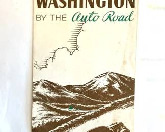 1920's Fold-Out Brochure for Auto Road Up Mt. Washington, NH

