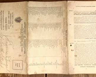 1932 Massachusetts Fish & Game Laws
