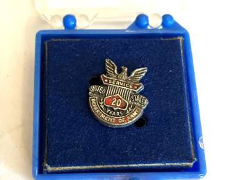 20-Year Pin "Department of the Navy"
