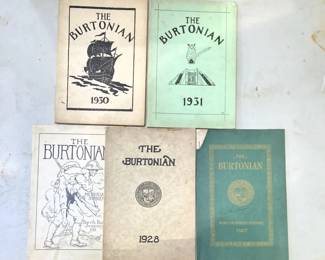 Five (5) 1920's & 1930's "The Burtonian" Newsletters, VT

