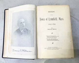 Book "History of the Town of Lynnfield, Mass 1635-1895
