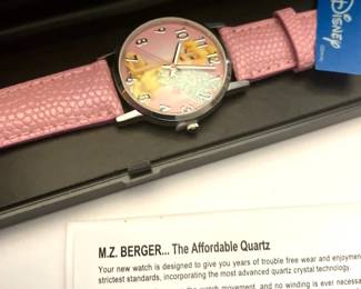 Two (2) Boxed Wrist Watches. (1) Patriotic & (1) Disney. Both Unused
