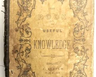 Volume 1851 "Book of Knowledge" 223 pages
