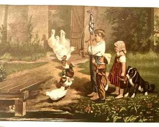 Chromolithograph suitable for Framing
