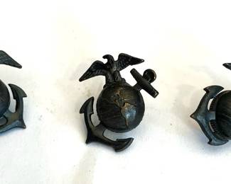 Three (3) Navy Pins
