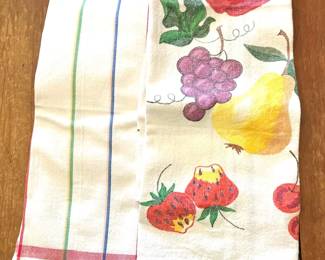 Two (2) Vintage Tea Towels
