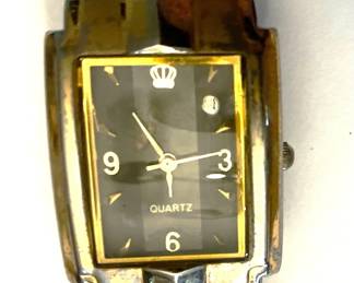 Men's Crown Quartz Wrist Watch
