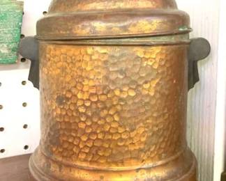 Antique Hammered Copper Humidor
