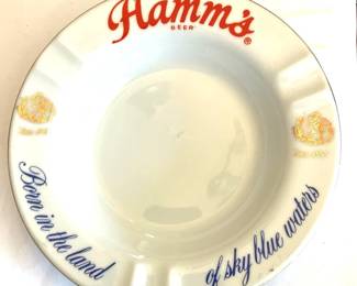 Ham's Beer Advertising Ashtray
