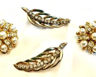 Two (2) pairs of Glittering Earrings
