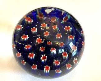 Millefiori Paperweight approx. 3"
