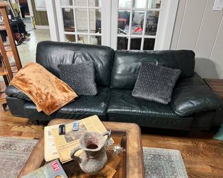 Dark Green Modern Sofa