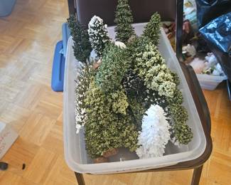 Christmas trees for villages. 2 for $1.00