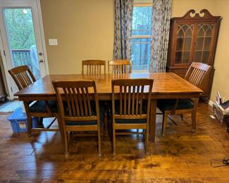 Mission Style dining room table