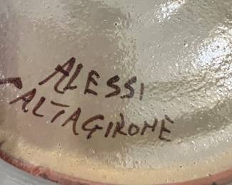 Alessi Caltagirone signature