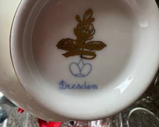 Dresden cup and saucer