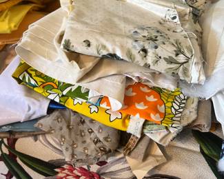 Loads of vintage cotton fabric for quilters
