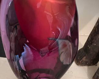 Charles lotton 8" vase