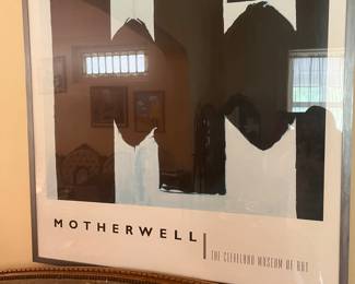 Motherwell poster from the Cleveland museum