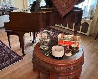 Piano and table
